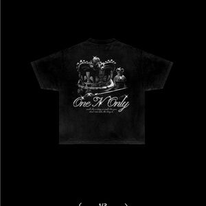 One N Only Black/Silver Walk like a King Tee